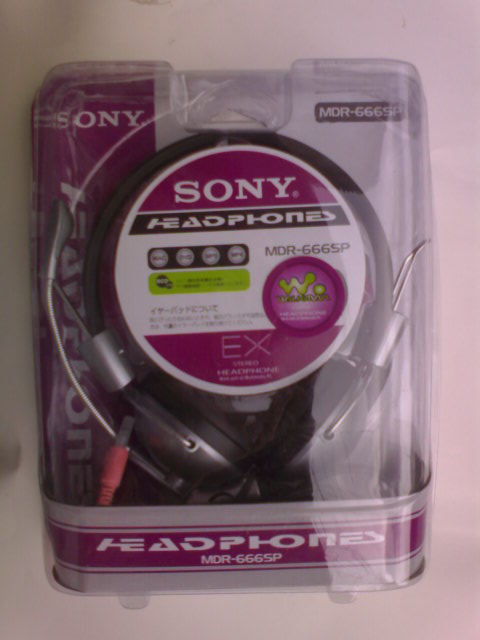 Tai nghe Sony MDR 666 có mic   Headphone hộp nhựa tai nghe sony mdr 666mv